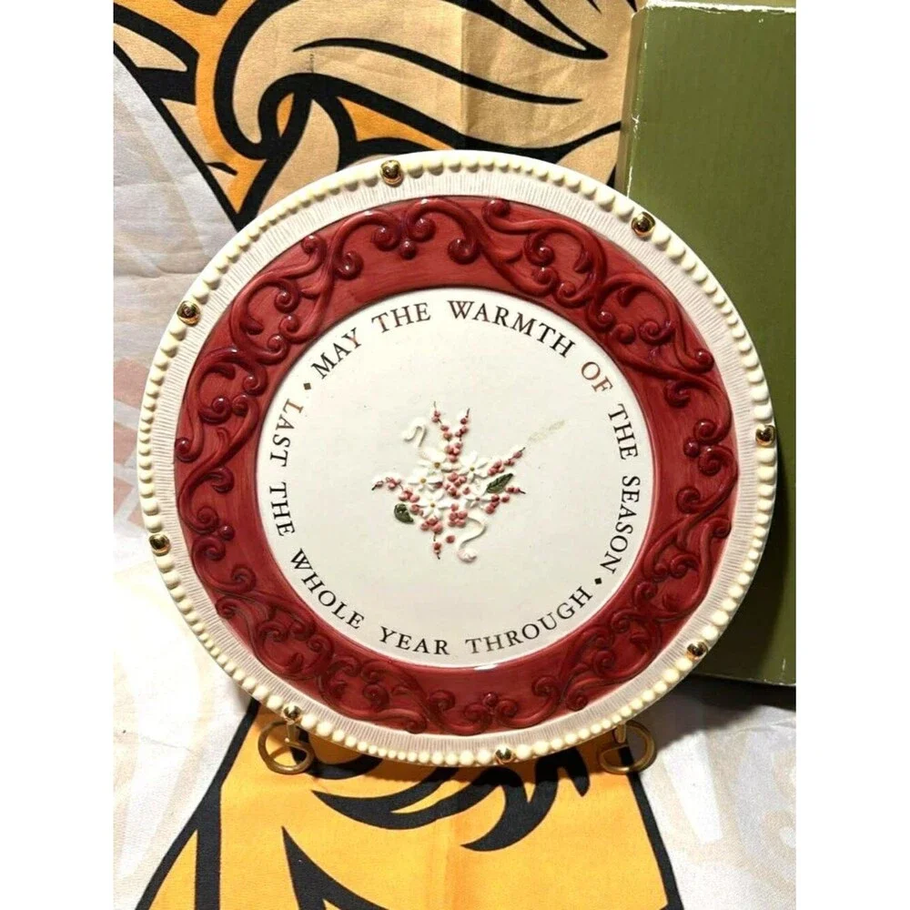 NIB Pfaltzgraff Winterberry Trivet -  “May the warmth of the Season